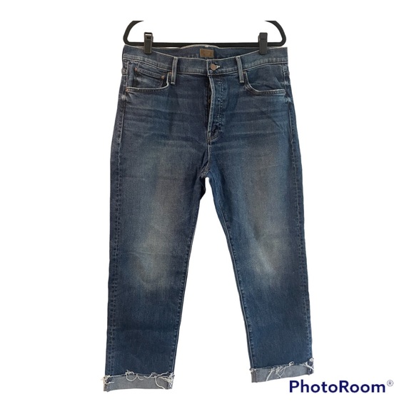 MOTHER Denim The Scrapper Cuff Ankle Fray Smashing Banjos | 33 - Picture 3 of 4